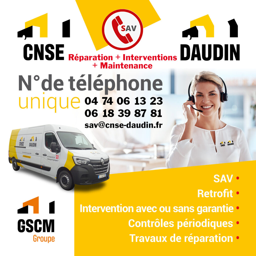 SAV CNSE - DAUDIN, un numéro de téléphone unique